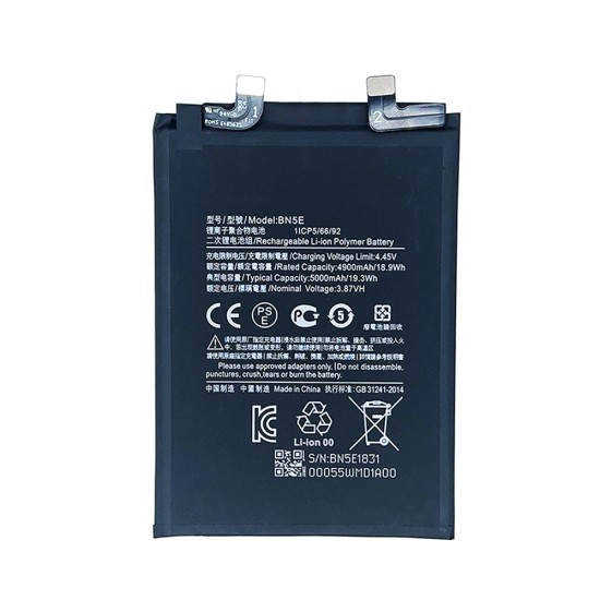 Battery Xiaomi Redmi Note 11 Pro 5G/Poco X4 Pro 5G BN5E 5000mAh Battery Xiaomi Redmi Note 11 Pro 5G/Poco X4 Pro 5G BN5E 5000mAh